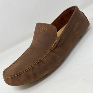 UGG Men Loafers 10 Brown Suede Moccasin Driving Comfort Slip On Shoes